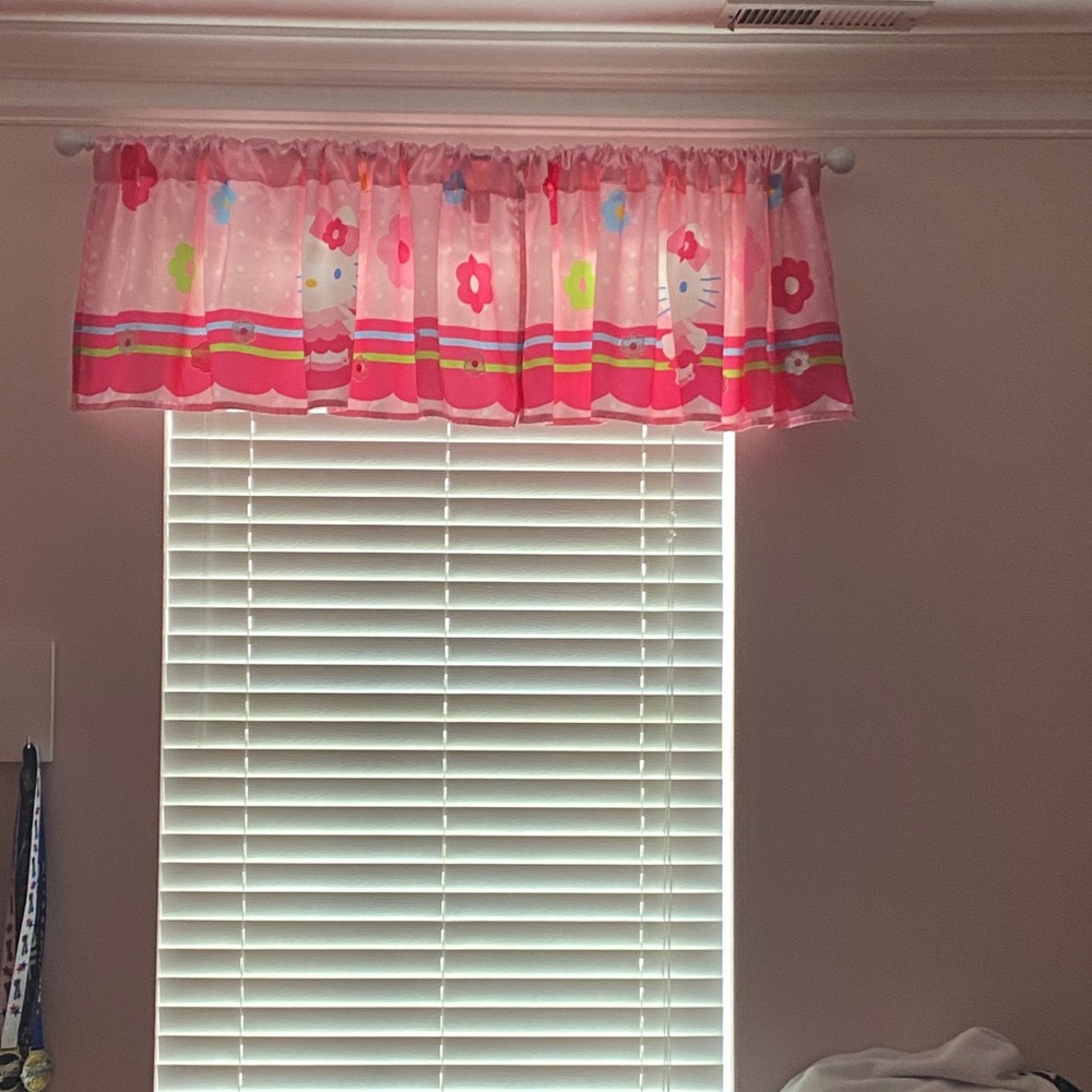 Hello Kitty window valances